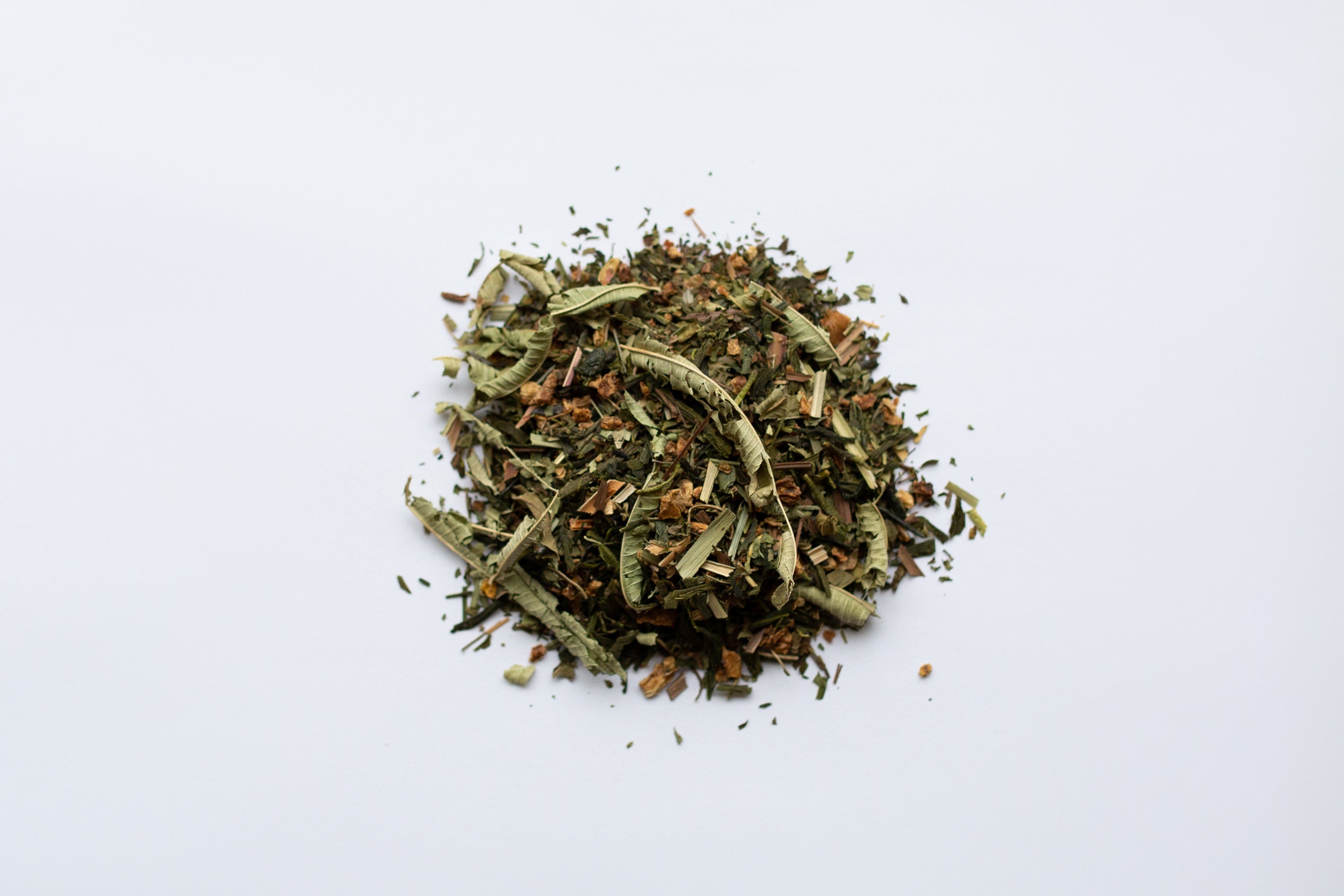 lemon herbs in tea