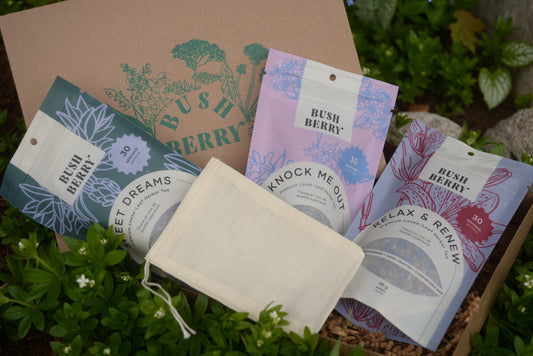 Sleep Well Gift Set | Relaxing Tea Collection with Reusable Cotton Tea Bag