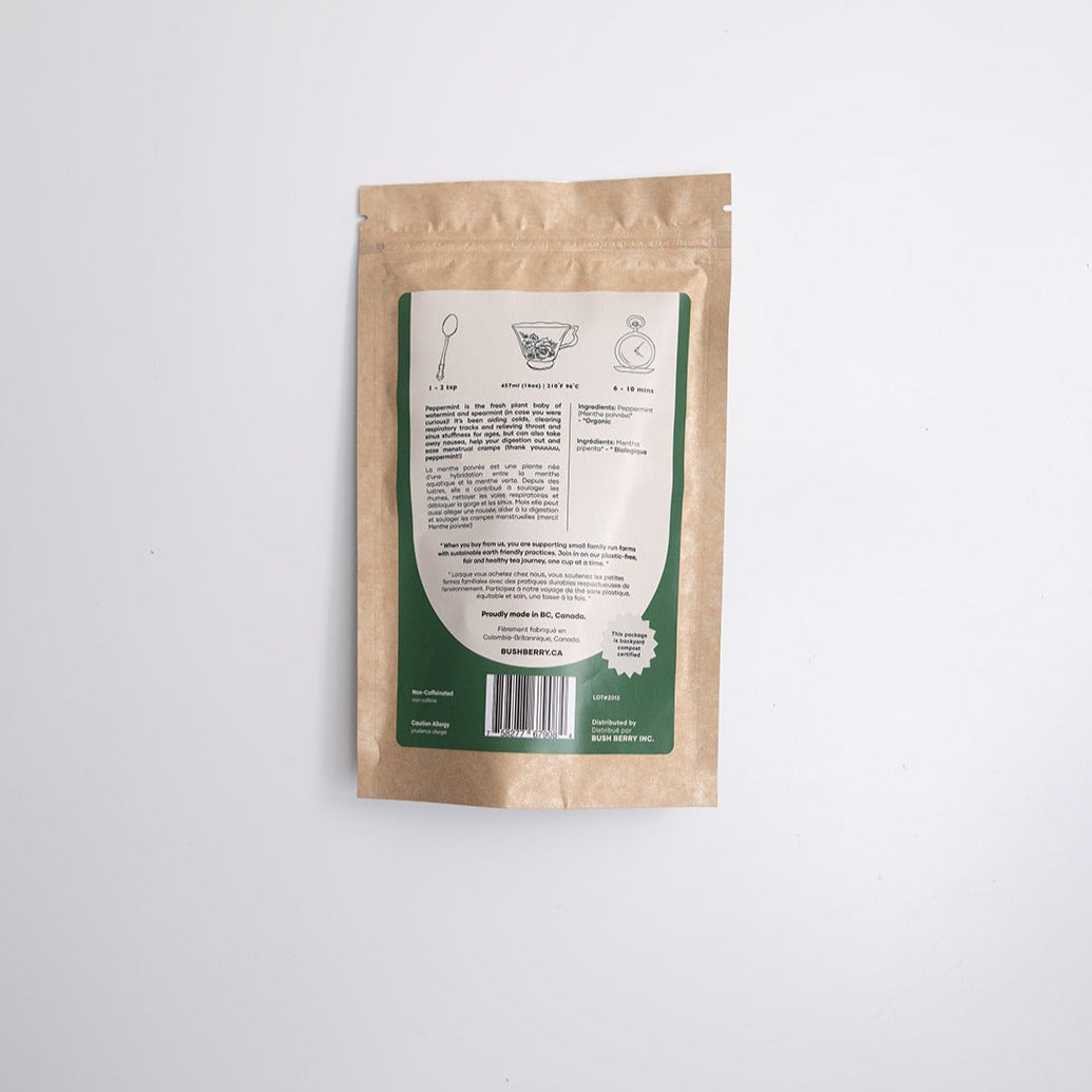 Organic Peppermint Tea | Canadian-grown