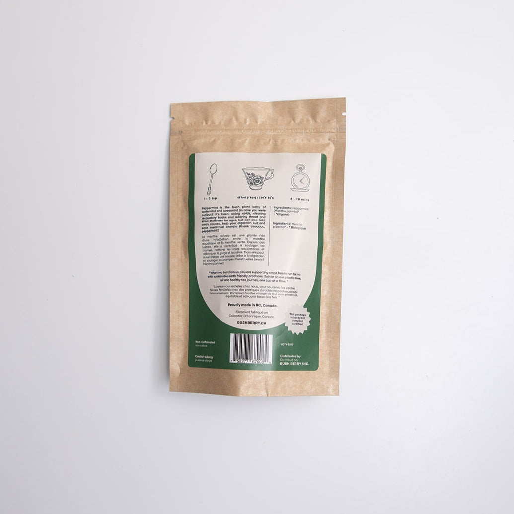 Organic Peppermint Tea | Canadian-grown | WS