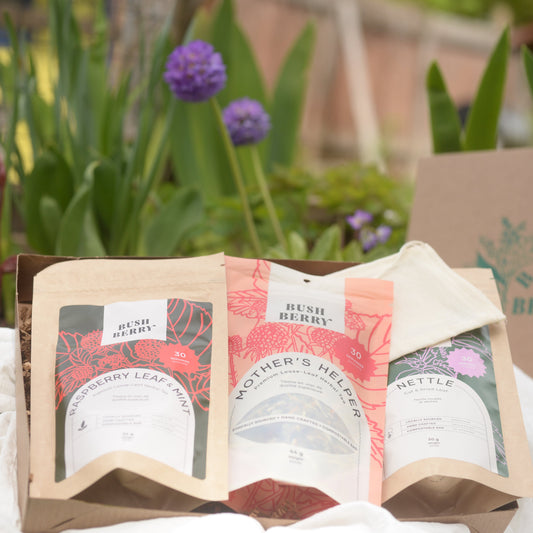 Mom-to-Be Gift Bundle | Supportive Tea Collection with Cotton Tea Bag