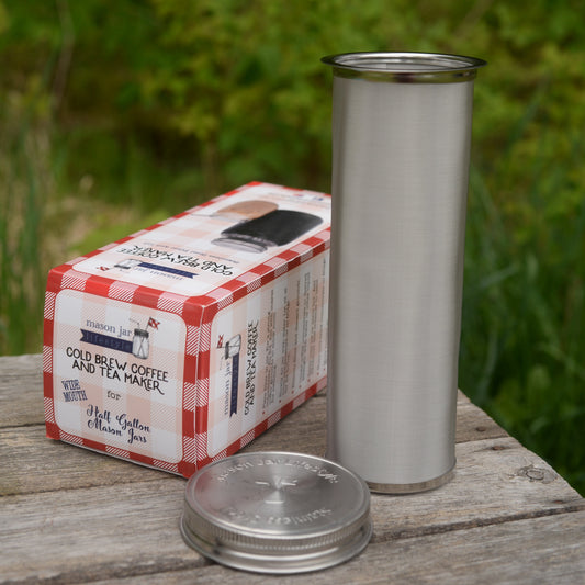 Iced Tea Infuser | Fits Wide Mouth Half Gallon Mason Jar