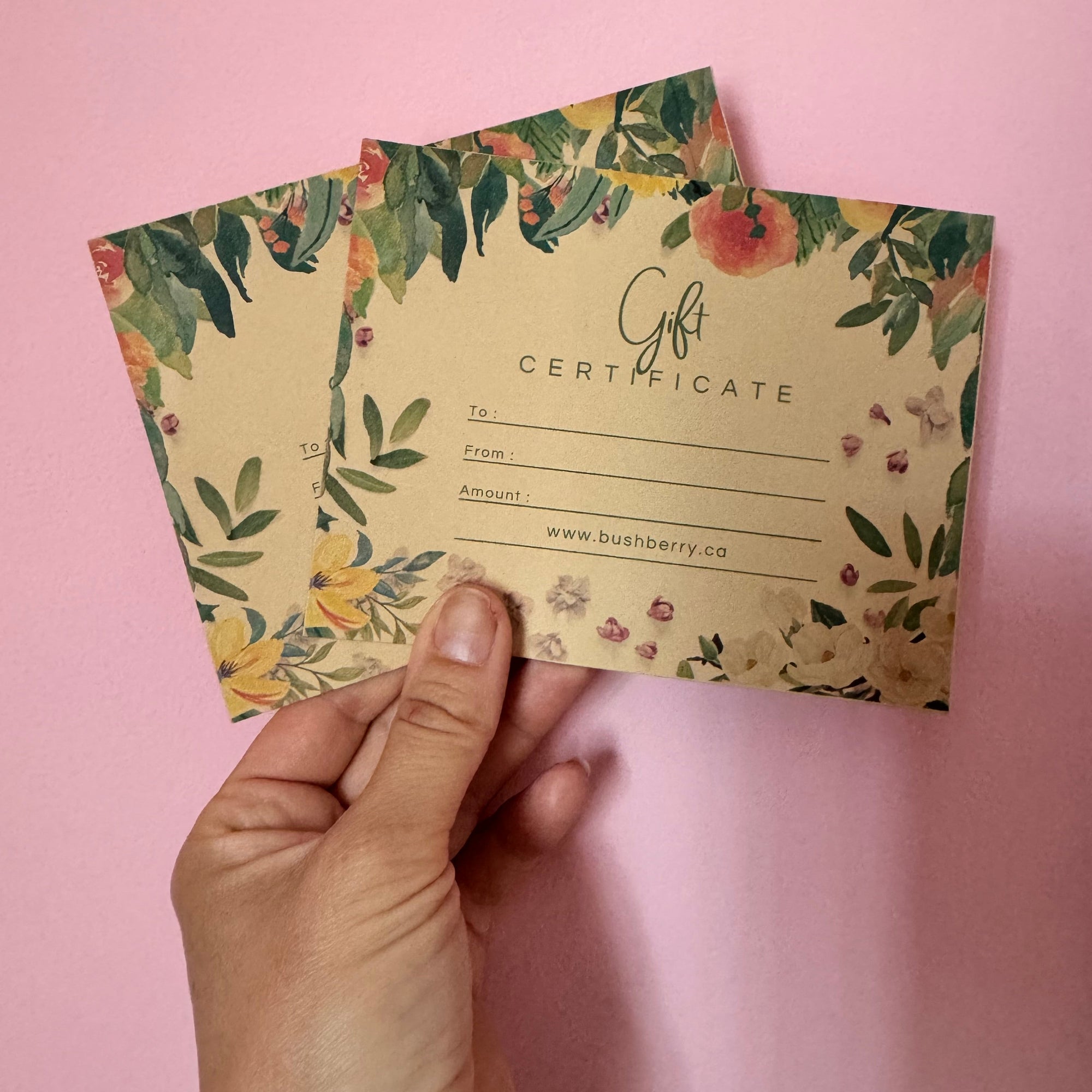 Bush Berry Gift Card