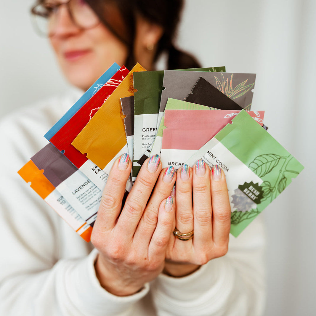 The Daily Sip | 12 Single Serving Caffeinated Teas – Bush Berry